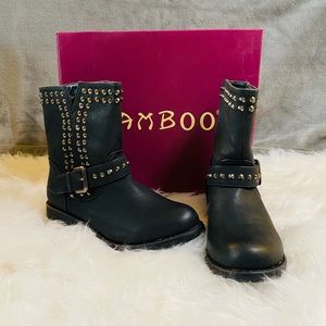 BAMBOO biker boots